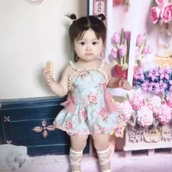 HoneyCherry Summer Fashion Infant Princess Romper Skirt Children Lolita Skirt Girls Baby Sling Skirt