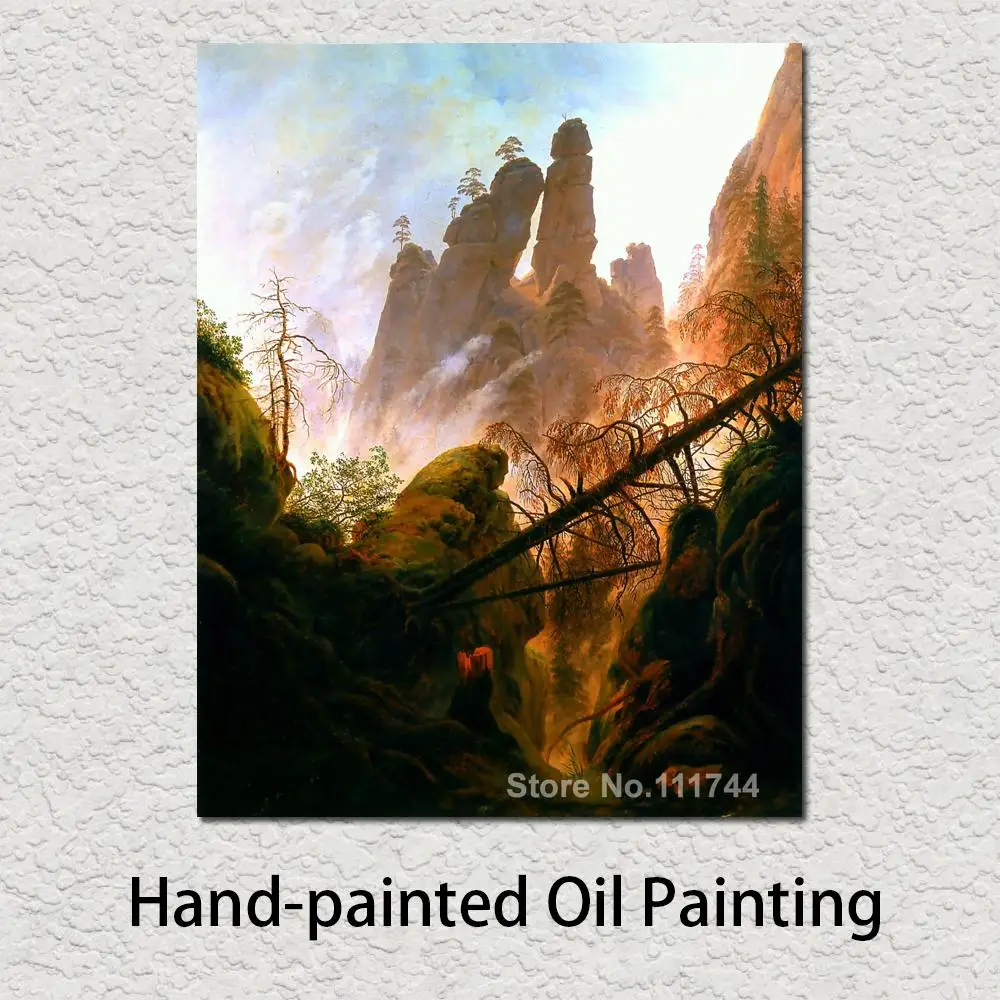 

Онлайн-художественная галерея Рокки Ворон Давид Фридрих Пейзаж Картины Ручная роспись высокое качество