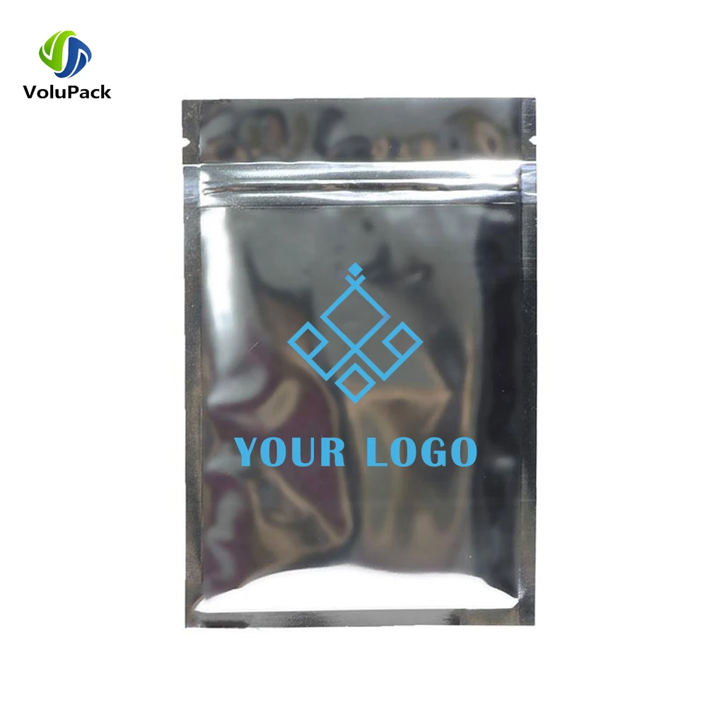 

Custom Package Bag , 6x9cm 7.5x10cm Printed Heat Seal Flat Pouch, Reclosable Plastic Aluminum Foil Ziplock Bag with Logo