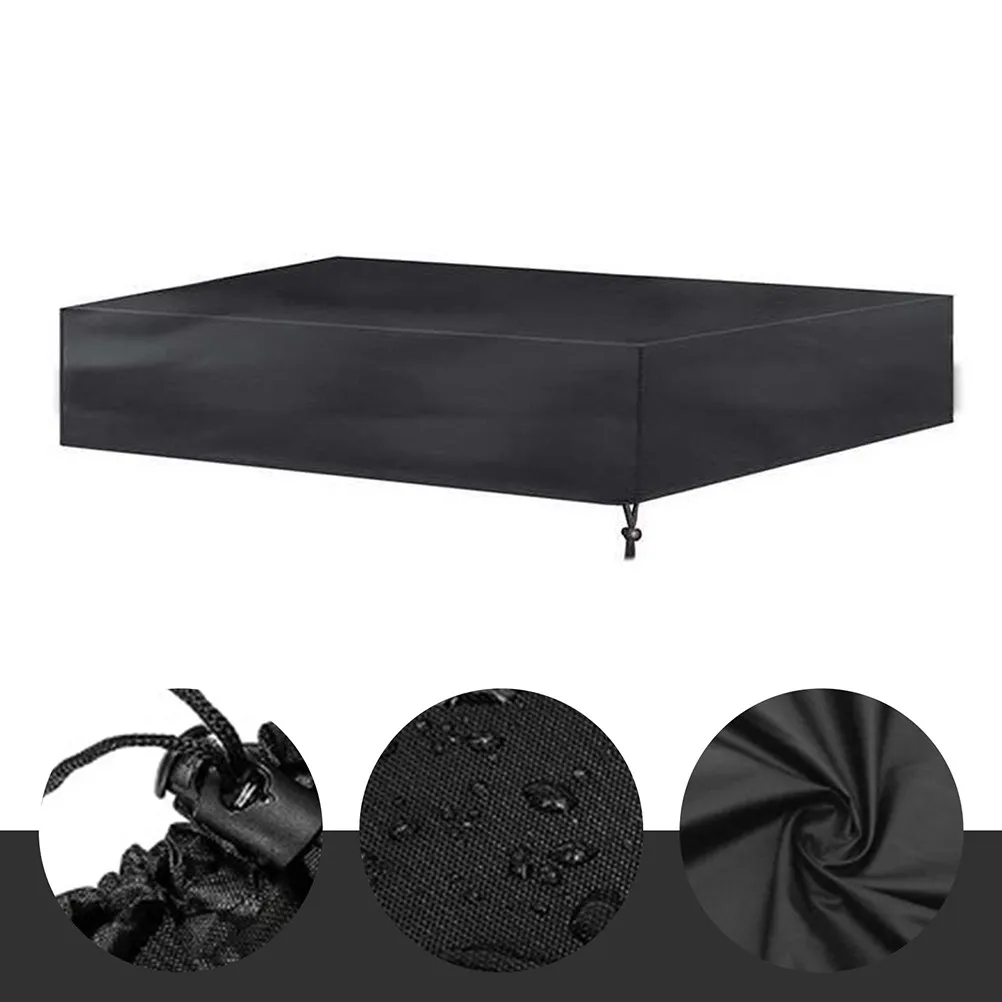 

Waterproof Cover Premium Oxford Cloth Weatherproof Sun Protection Foldable Sandbox Protection Cover for Garden Pool