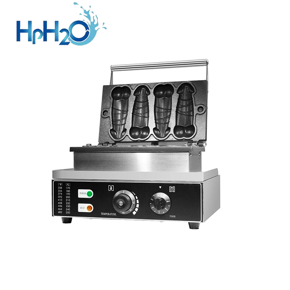 Ce aprovado comercial não vara pênis waffle maker cachorro quente salsicha forma pênis máquina de waffle vara lolly máquina waffle