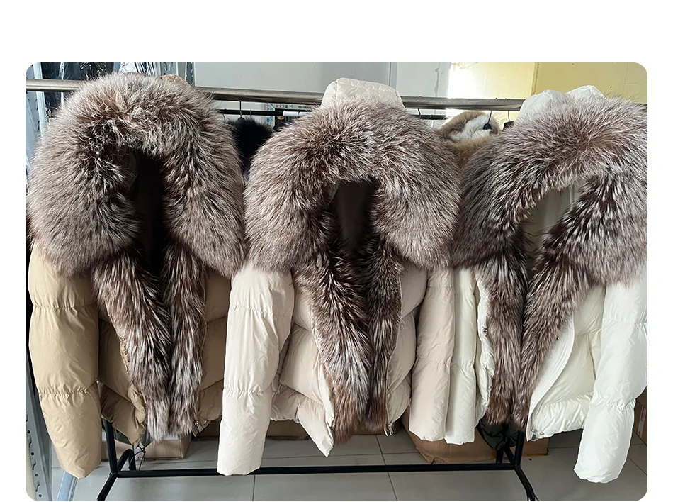 2026 MAOMAOKONG White Duck Down Jacket Winter Women