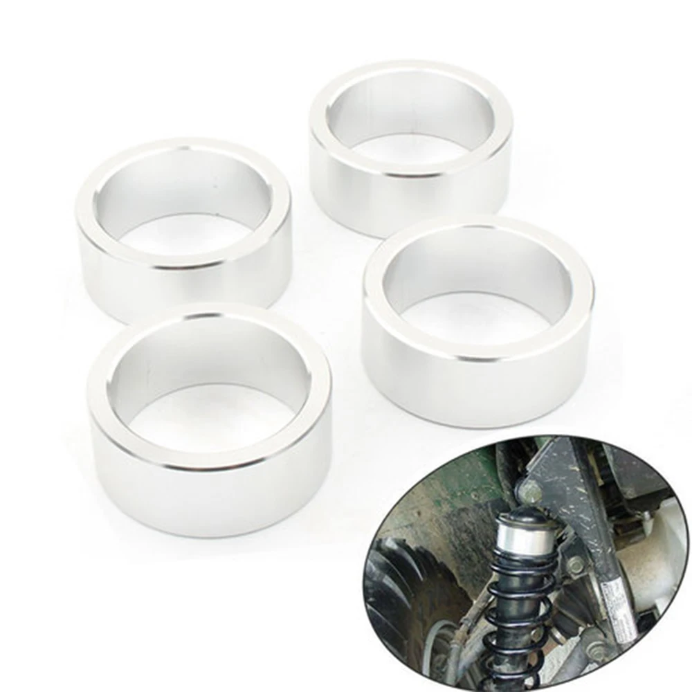 

Motorcycle 4 Pcs Lift Spacers Kit Front Rear ATV Shock Absorber Raising Bushing for Honda Rancher Recon 230 250 300 350 400 420