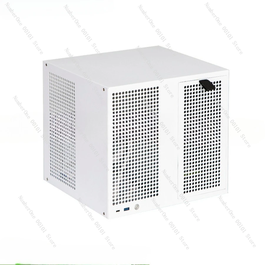 ATX power supply, MATX full height PCIe, Qunhui AIO storage, UNRAID Sagittarius 8-bay NAS chassis with backboard