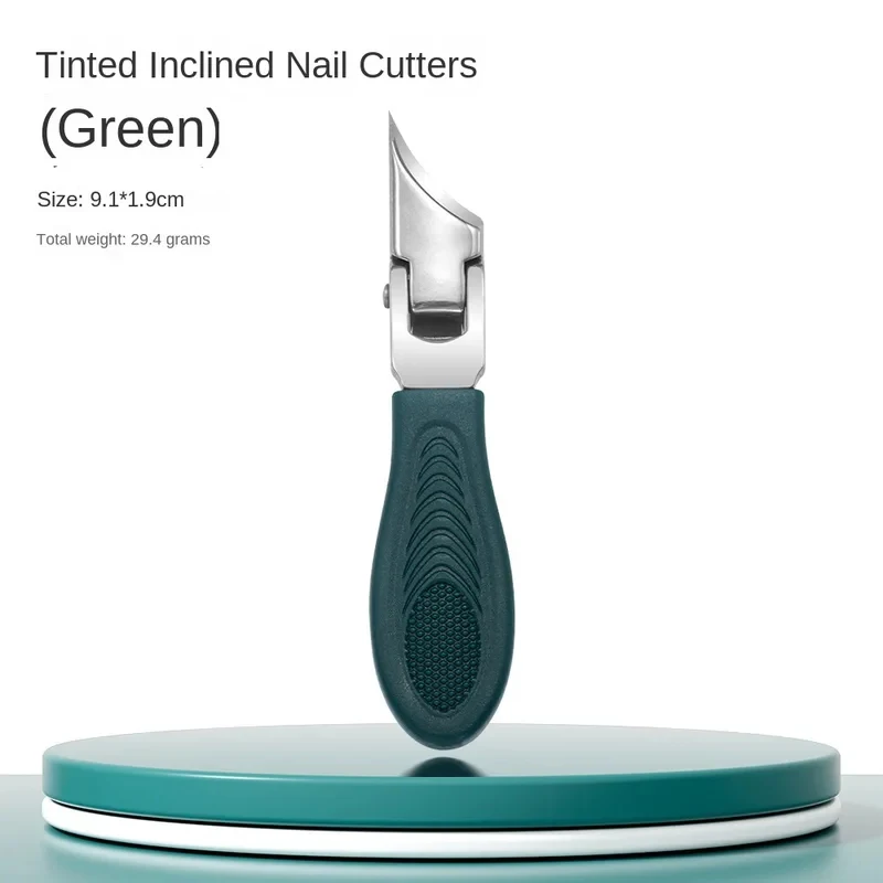 25° Slant Edge Nail Clipper Anti-Splash Cuticle Remover Professional Eagle Beak Oblique Toe Nail Trimmers Manicure Pedicure Tool