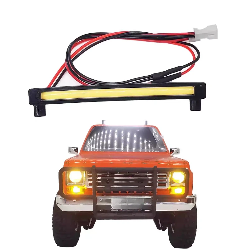FMS FCX24 Chevrolet K5 LED Light Bar 1 24 Scale RC Crawler Modified Roof Light Remote Control Car Upgrade Accessories