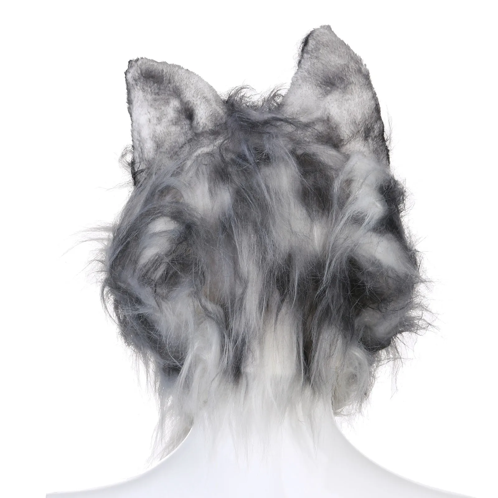 Halloween Animal Latex Simulation Wolf Head Mask Realistic Fierce Demon Cosplay Stage Party Decoration Birthday Carnival Gift