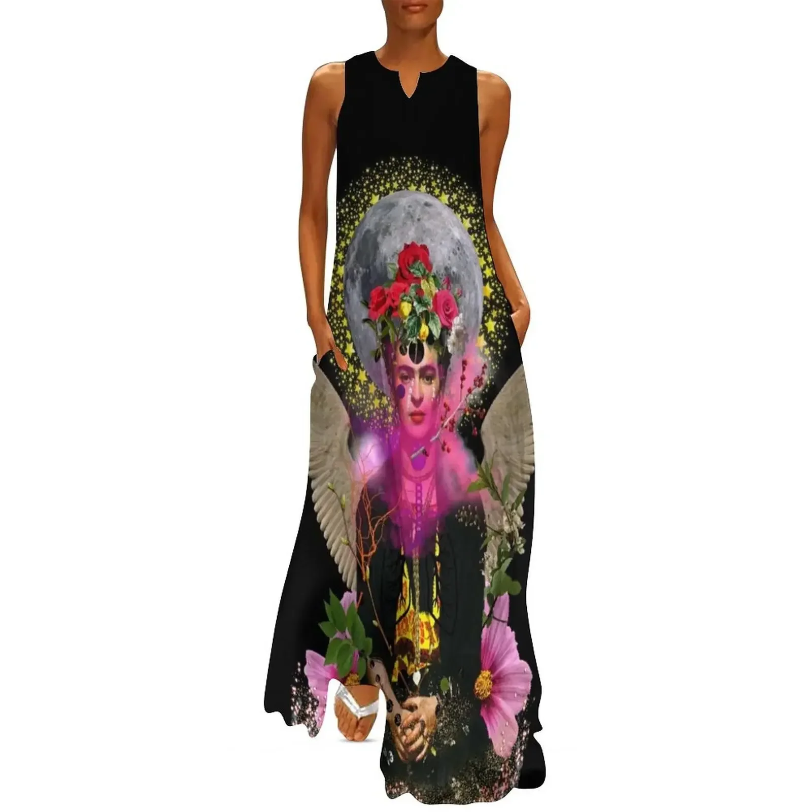 

Feet, what do I need them for If I have wings to fly. Long Dress dress party night Dress woman Women's summer skirt
