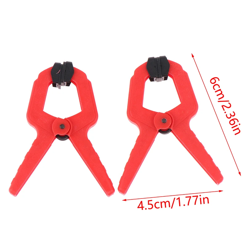 2/4 Pcs Plastic Model Seamless Auxiliary Clips With Silicone Anti-slip Pad Spring Clamps Model Craft DIY Tool Accessories New