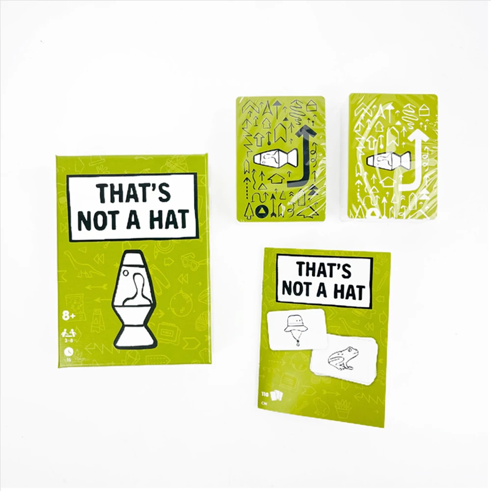 THAT'S NOT A HAT ,Memory Blitz Card Game 3-8 Player ,Engaging Brain-Teasing Party Fun for Family Gatherings and Date Nights
