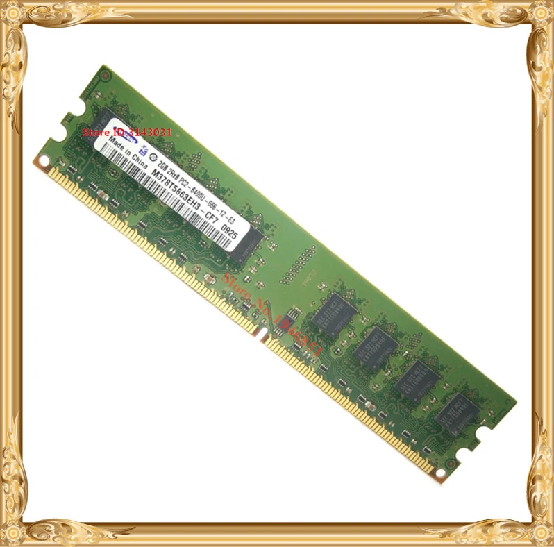 

Настольная память 2 ГБ 800 МГц PC2-6400U DDR2 PC RAM 800 6400 2G 240-pin Бесплатная доставка