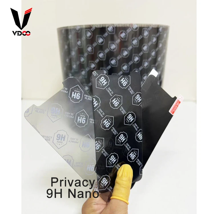 Nano Anti Shock Privacy Screen Protector Roll Material PET Raw Material With  Cutting Machine