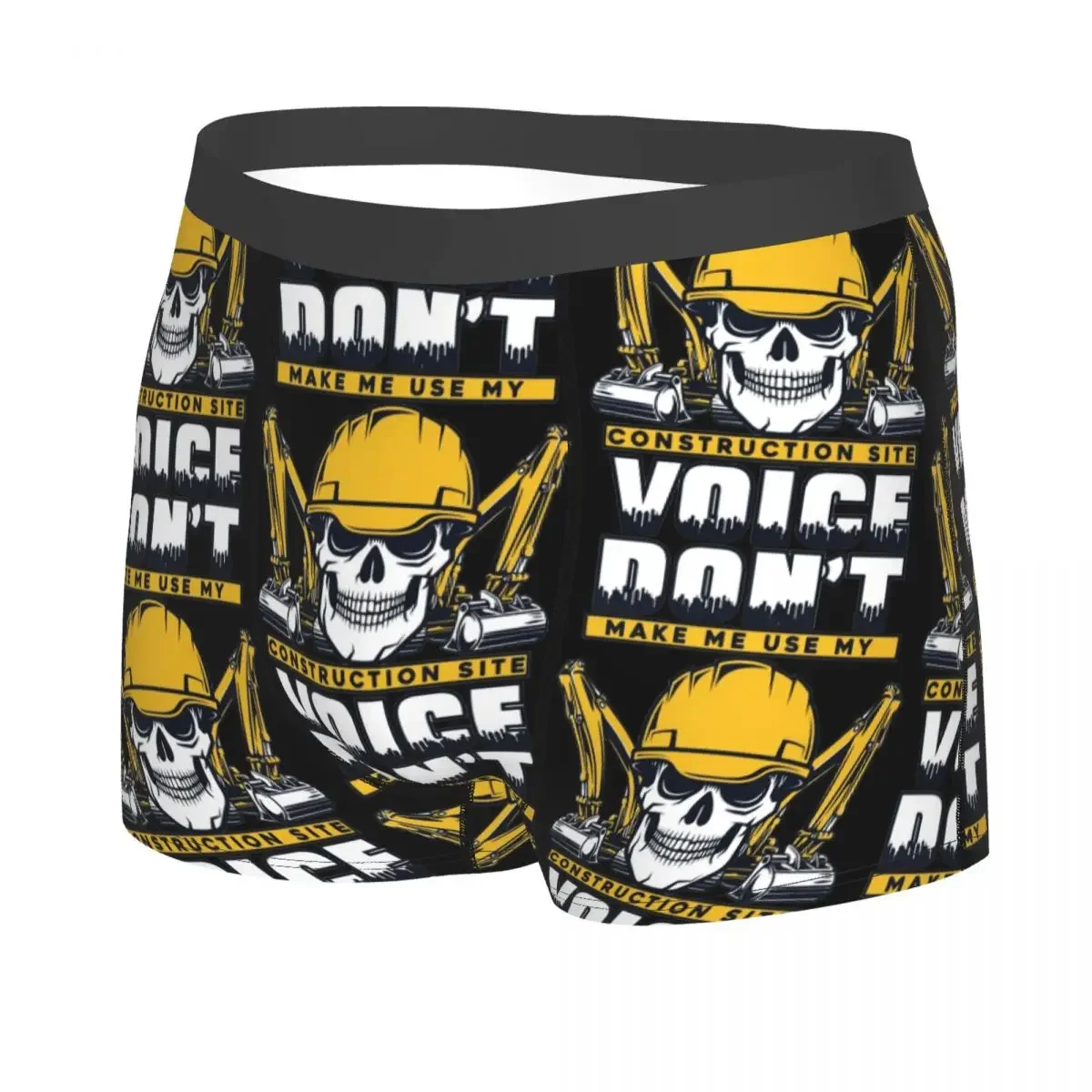 Backhoe Heavy Equipment Operator Men Boxer Briefs Highly Breathable Underwear Top Quality Print Shorts Gift Idea