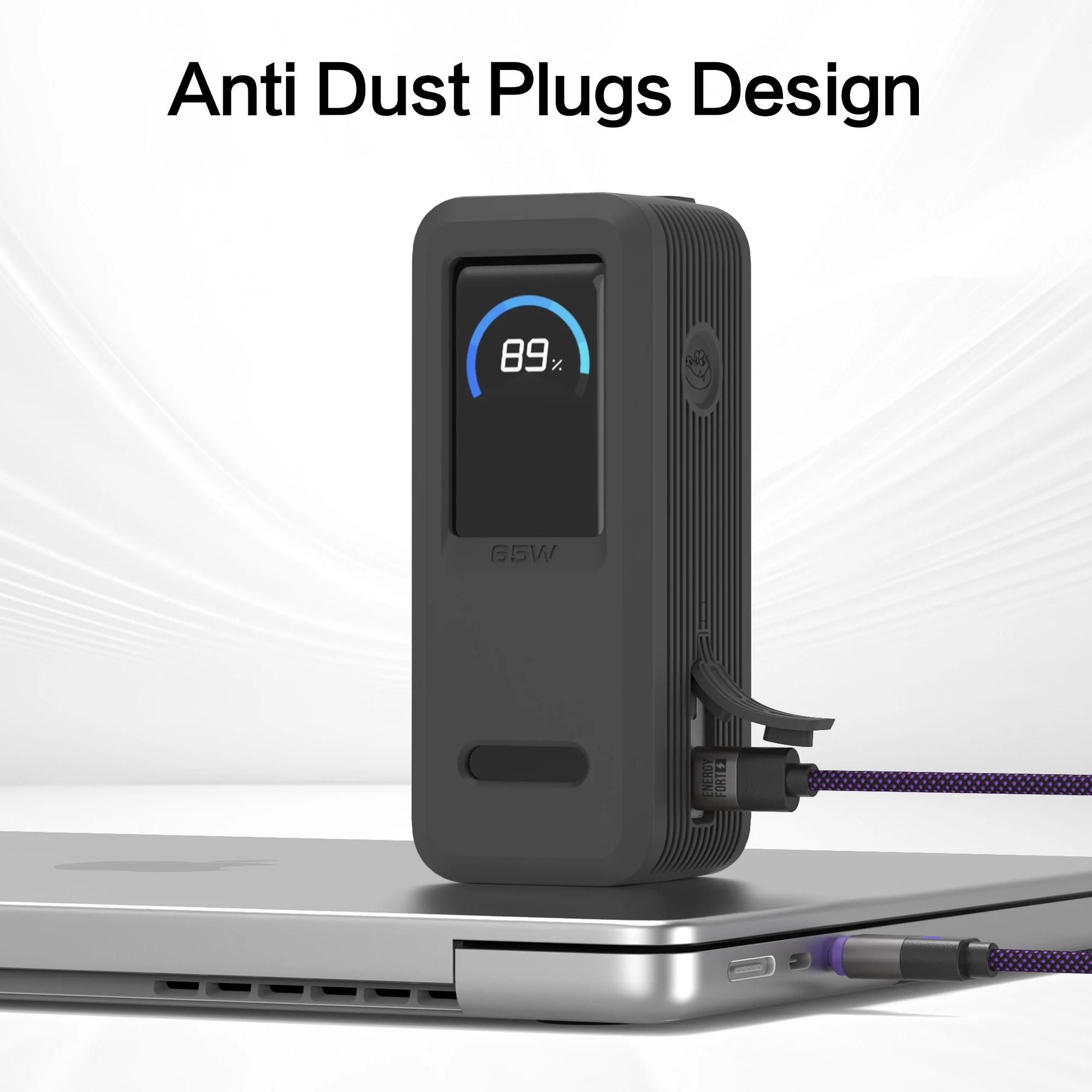 실리콘 보호 커버 실리콘 케이스 여행용 케이스 Anker Prime 9600mAh 65W 보조베터리 용 충격 방지 안티 드롭 쉘