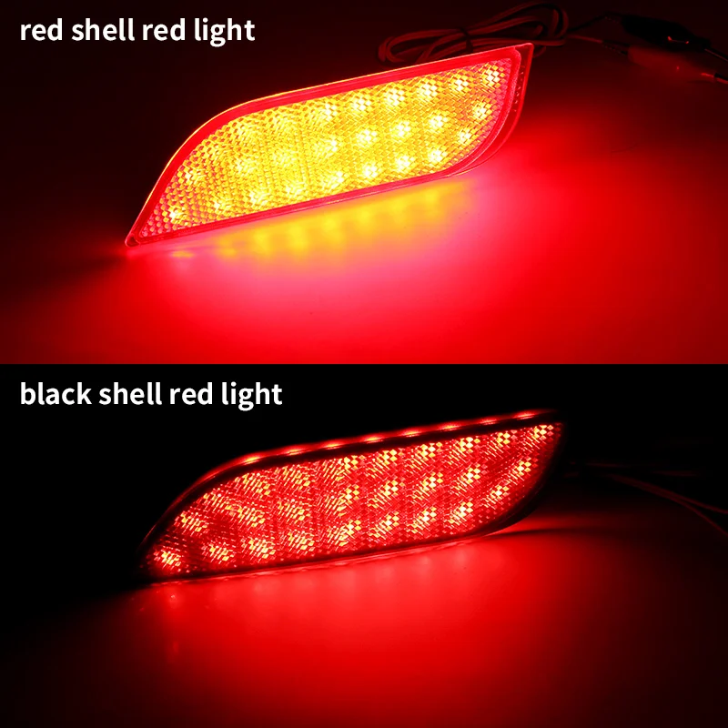 2 × LED أضواء الفرامل الخلفية الوفير عاكس الضوء الخلفي مصباح مصابيح الضباب لسوبارو امبريزا/WRX/WRX STI 5-door Hatchback/XV Crosstrek