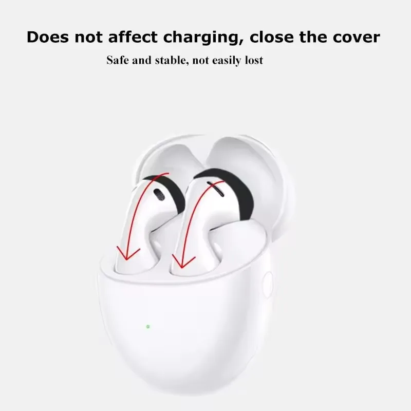 Huawei Freebuds 5 용 초박형 블루투스 헤드셋 귀마개 미끄럼 방지 이어팁 실리콘 안티 드롭 이어폰 커버 교체 케이스