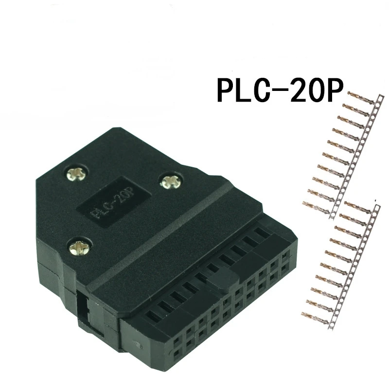 5 Sets PLC-20 Steckverbinder PLC-10P 20P 26P 34P 40P 50P Hornstecker MIL-Stecker – Detail 8