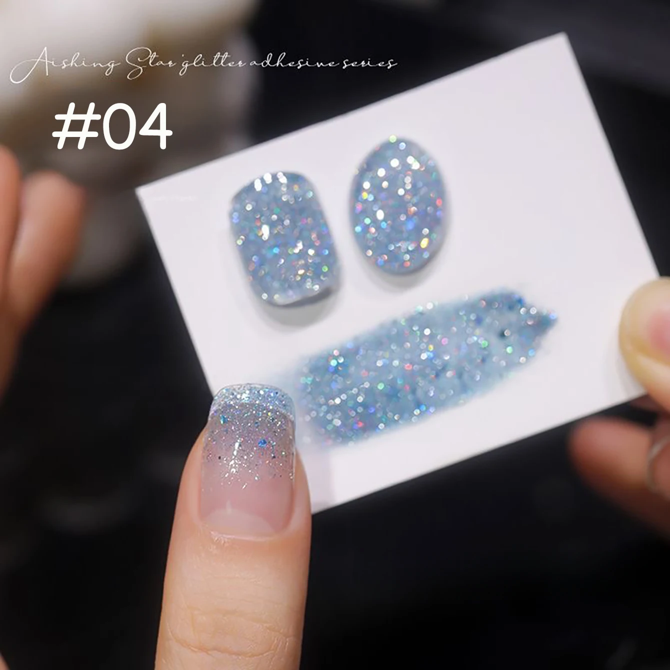 1pcs ZH Wishing Star Explosion Shining Film Gel Nail Polish Summer Fashion Fine Sparkling Broken Diamond Nail Art For Home Use