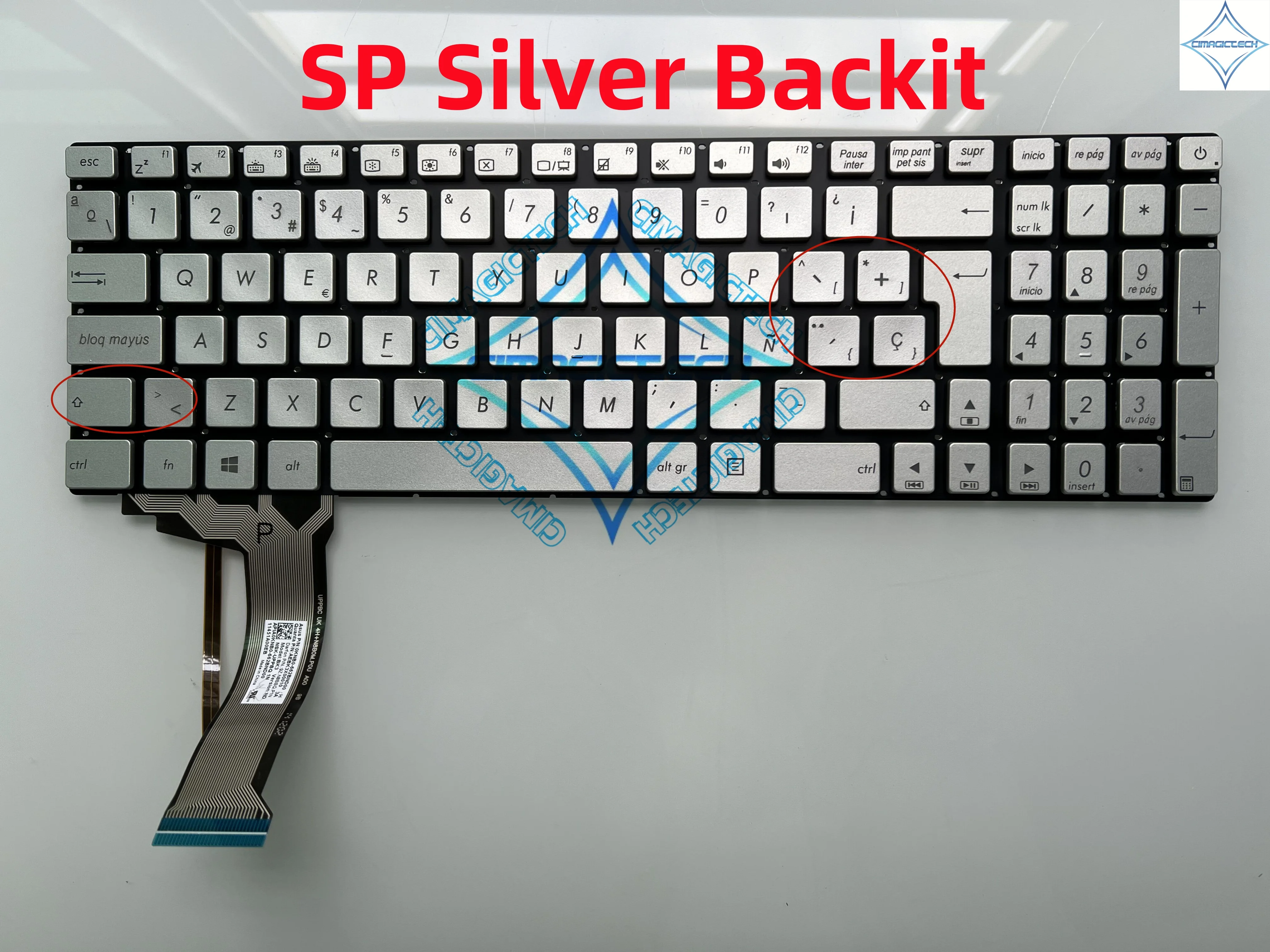 New SP LA Latin Spanish Backlit For ASUS N551 N552 N751 G551 GL551 N551J N551JB N551JM GL551J G551J G551JK Keyboard Teclado