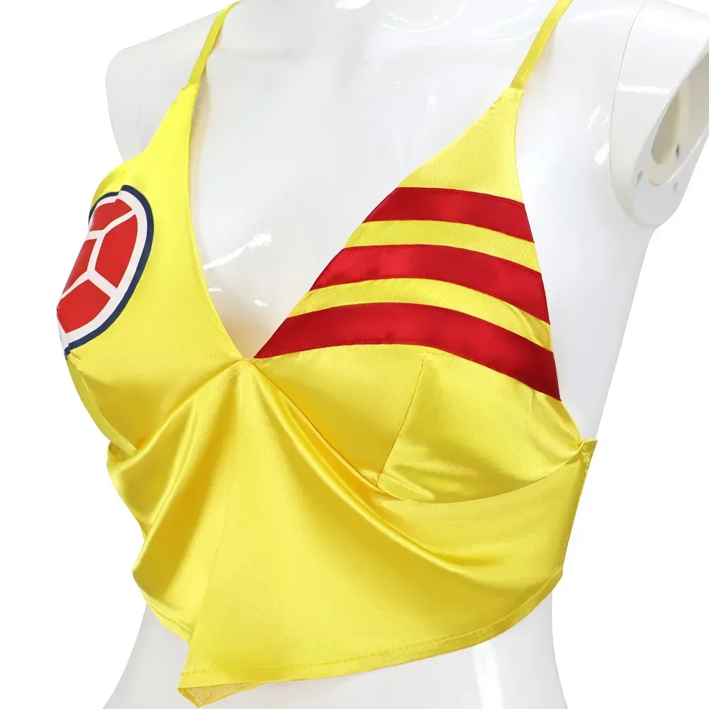 Shakira Dai Dai Cosplay-Kostüm Cheerleader-Uniform Komplettset für USA, Kanada, Mexiko, Fußballpokal-Eröffnungszeremonie, Halloween, Comic – Detail 13
