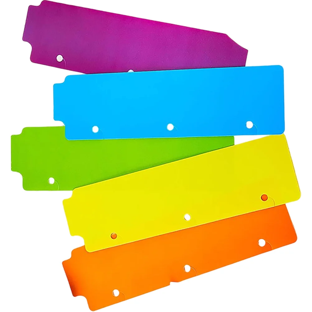 5Pcs Professional Binder Dividers Convenient Notebook Dividers Daily Use Tab Dividers