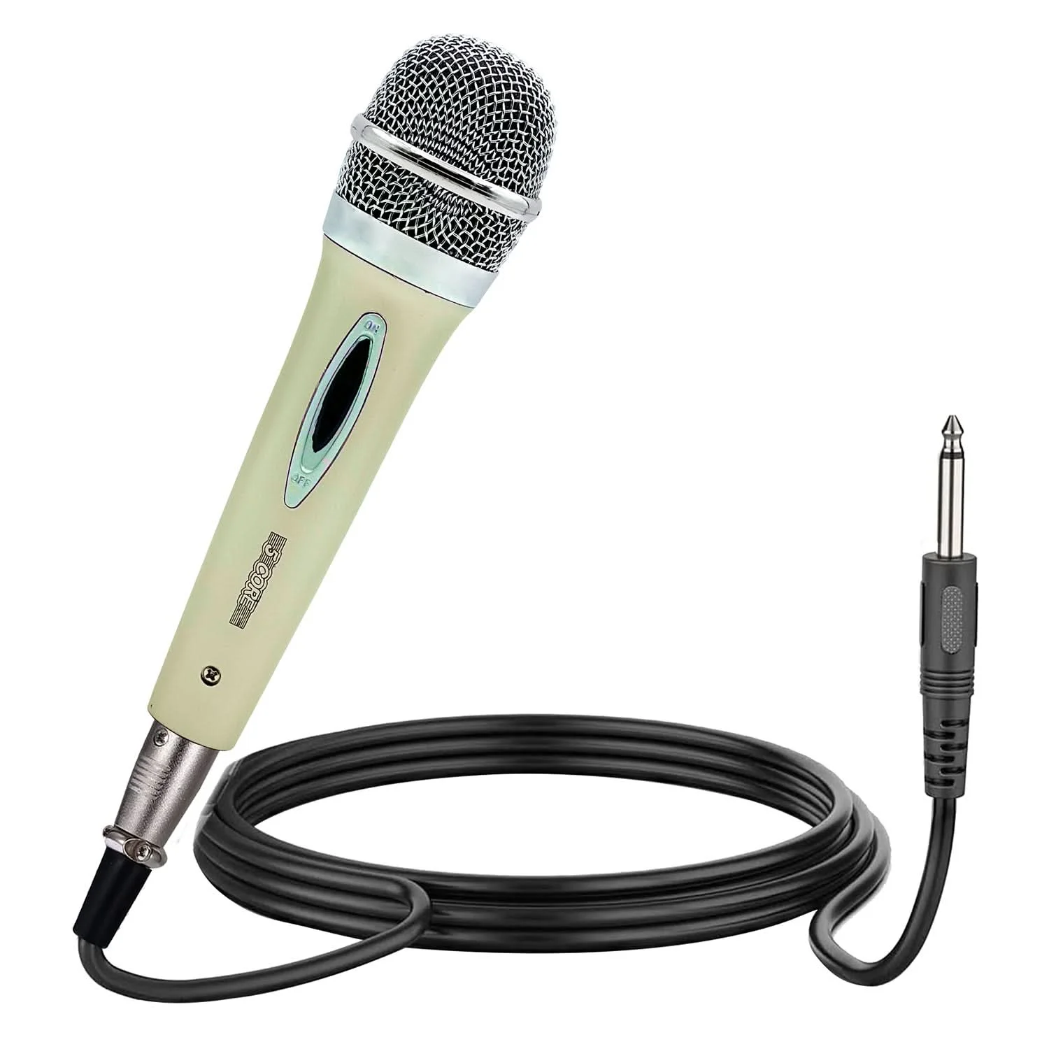 

5 Core XLR Microphone Dynamic Mic Karaoke Singing Studio Mics Handheld Microfono PM 286 WH