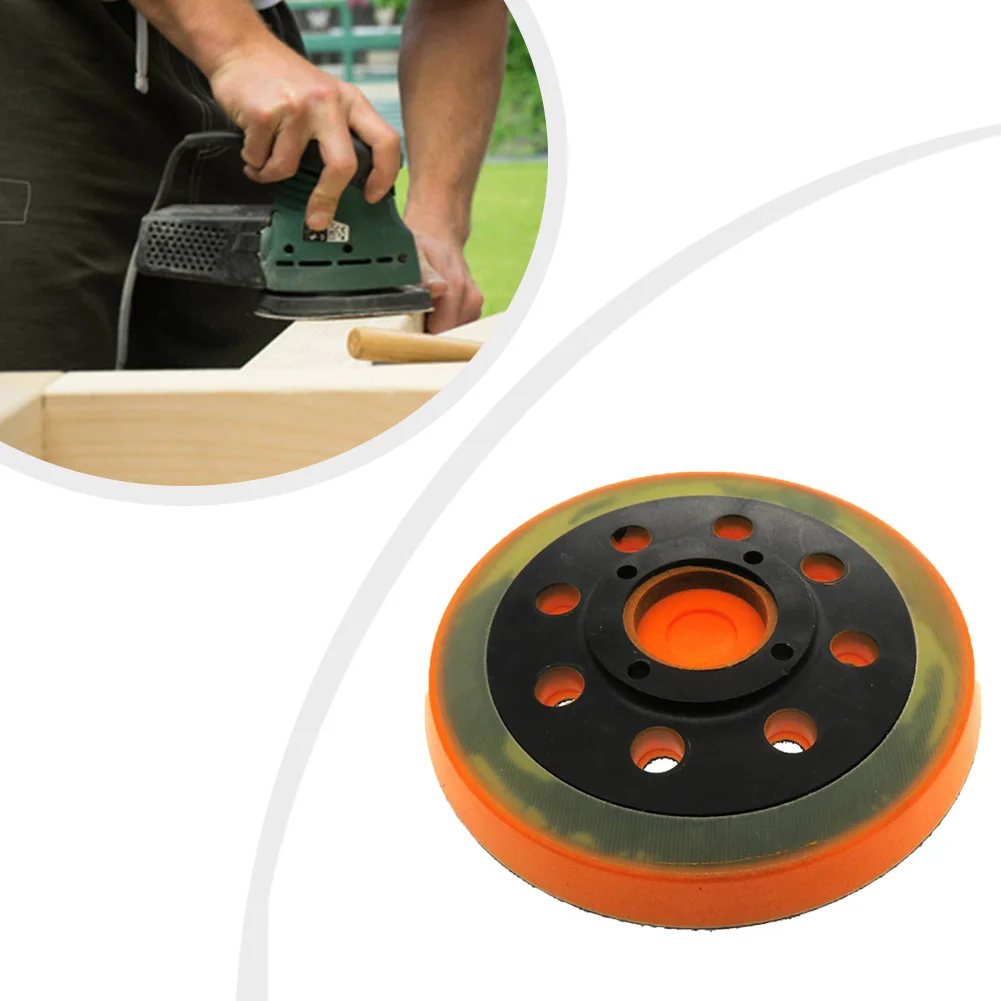 1pc Sanding Pad 5-Inch 8 Holes Hook-& Loop Sanding Pad For Woodworking Polishing Sanding Discs Power Tools Accessories