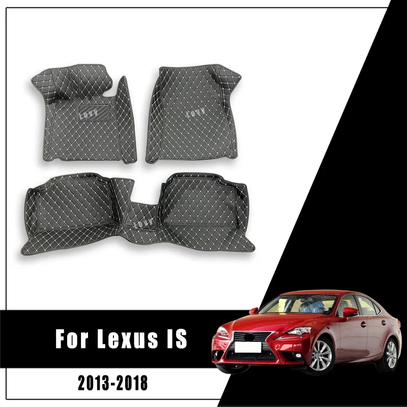 

For Lexus IS 2018 2017 2016 2015 2014 2013 Car Floor Mats Carpets Waterproof Rugs Custom Cover Styling Interior Accessories Foot