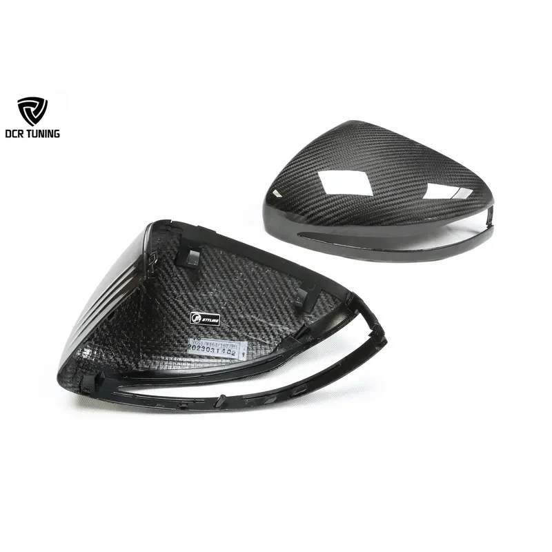 Dry Carbon Fiber Mirror Cover for Mercedes-Benz W464 GLE W167 GLS G63 2019+ Sideview Mirror Casing