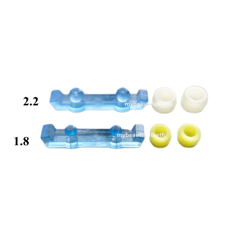 

5Kit Dental Castable Pre Sectioned Bar Ball Attachment Abutment Spherical Cap 2.2 And 1.8