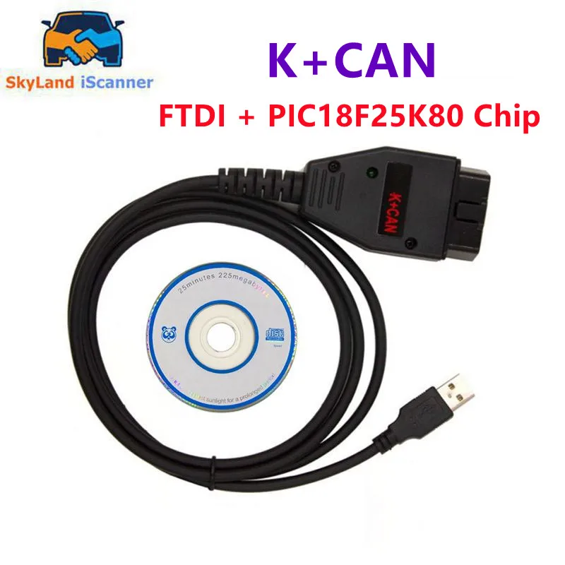 

2024 For VAG K CAN Commander 1.4 K+CAN FTDI PIC18F25K80 Chip OBD OBD2 Car Diagnostic Tools Interface For Multi-Car Free Shipping