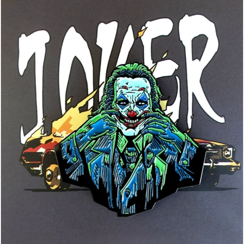 Joker Goku Batman Broche, Acessórios para filmes, Distintivo Palhaço Original, Mochila, Presentes de Natal, Estilo Instagram, Alta Qualidade