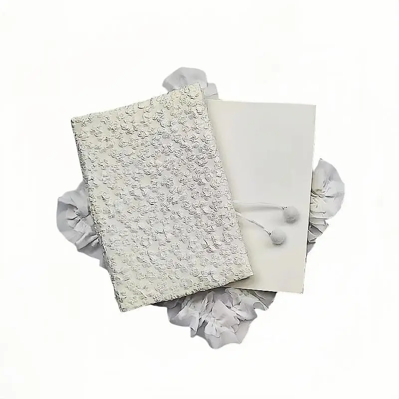 Simple Handmade Book Jacket, Monochrome Notepad Protective Case, Optional A6/A5/Weeks/Square Script, Adjustable Book Cover