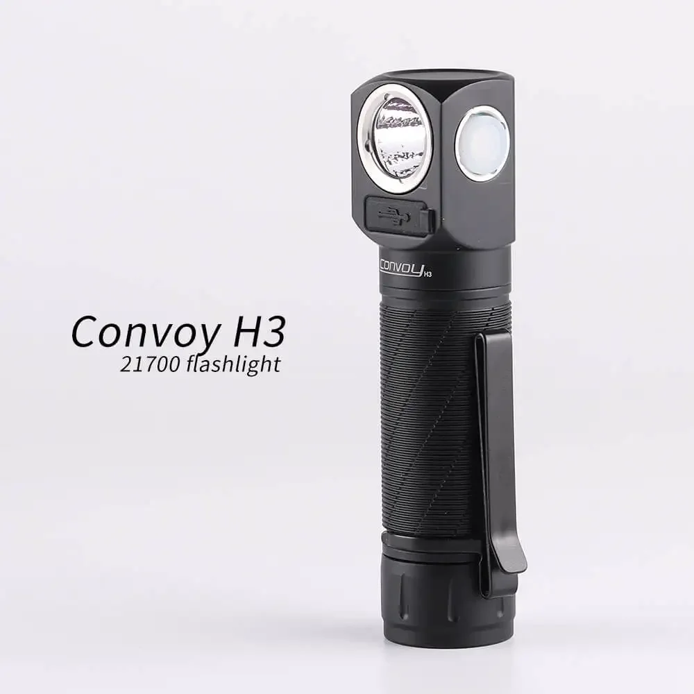Linterna frontal multifuncional Convoy H3 2400LM