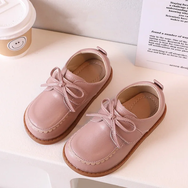 Chaussures Plates Confortables et Décontractées avec Nministériels d en Dentelle pour Enfant, Bébé Fille, Élève, Printemps, Automne