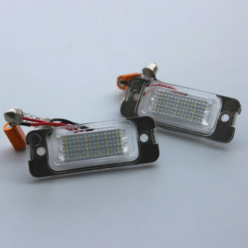 2X Car Led License Plate Light License Plate Light for Mercedes-Benz W163 W164 X164 ML GL