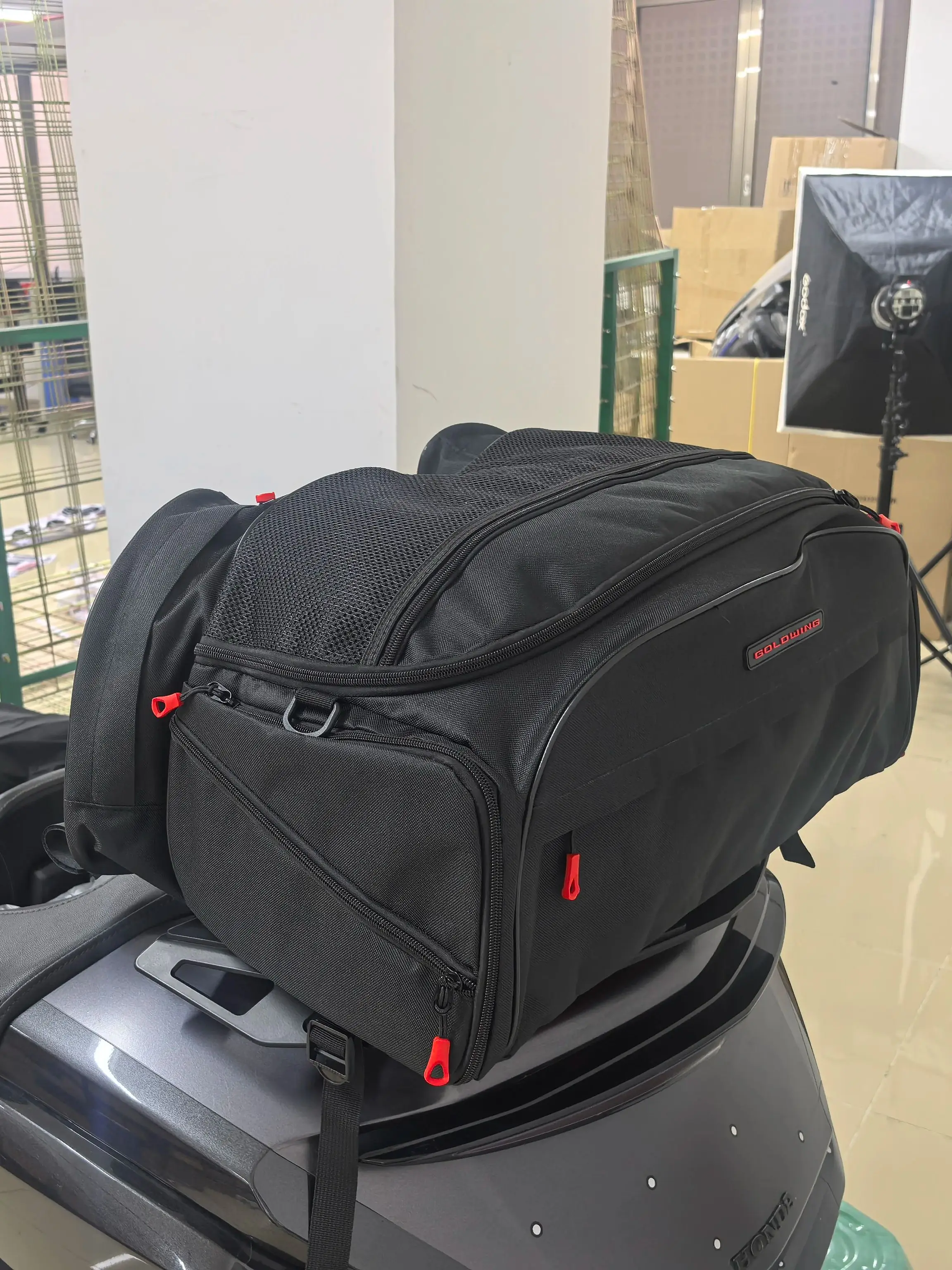 Sac porte-bagages pour siège arrière de moto, pour Goldwing GL1800 GL1500, étuis à bagages arrière de coffre, sac supérieur étanche de grande capacité