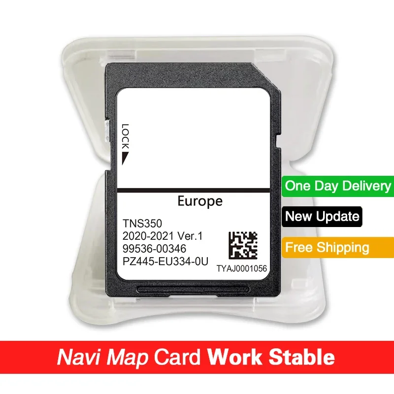 

Sat Navi 2020-2021 for Toyota TNS350 Auris Corolla Hilux lQ RAV4 Car Upgrade PZ445-EU334-0U Europe UK Maps GPS SD Memory Card