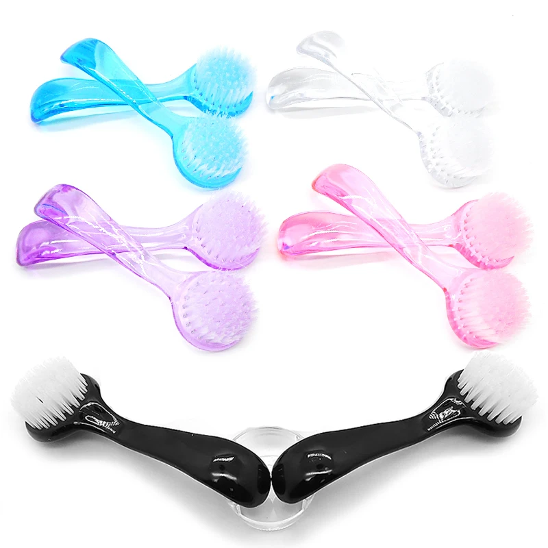 

1/3/5 Pcs/Pack Nail Acrylic Brush Dust Powder Brush Round Head With Cap Pedicure Tools Holder For Brushes Professional Manicure