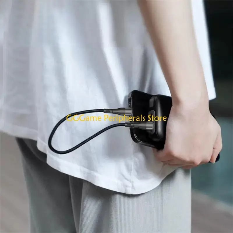 U55B USB C to USB C Cable PD Fast Charging Cable 66W USB C Charging Cable USB Type C Cable Nylon Braided Charging Cable