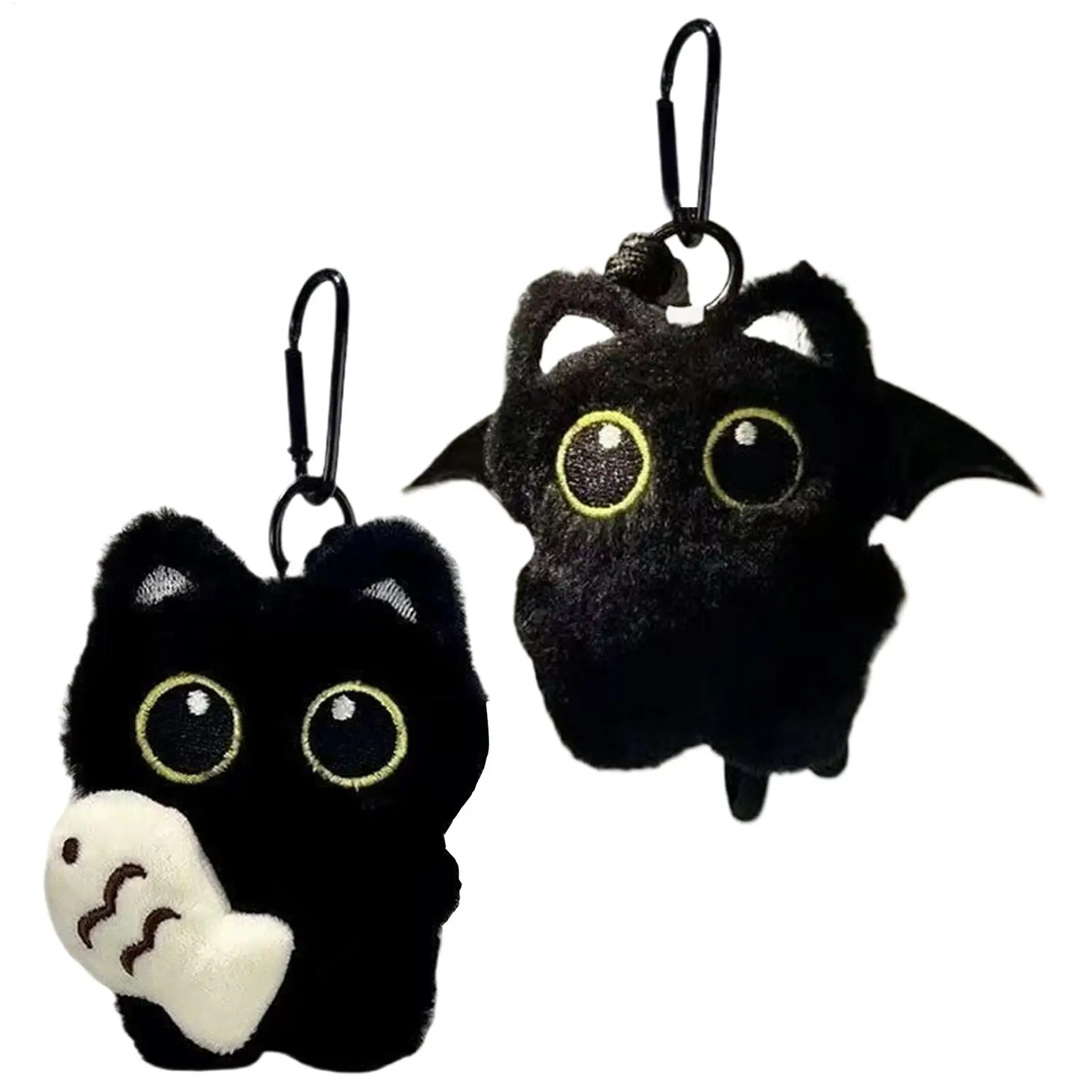 猫のぬいぐるみキーホルダー ソフトバッグチャームペンダント 鍵、財布、トートバッグ、車用 ハロウィン クリスマス 誕生日 バレンタインギフト