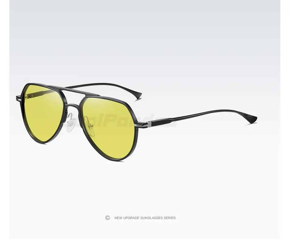 CoolPandas Hohe Qualität Aluminium Photochrome Sonnenbrille Für Männer Frauen Polarisierte Chameleon Linsen Brillen Fahren Pilot Gläser – Detail 14