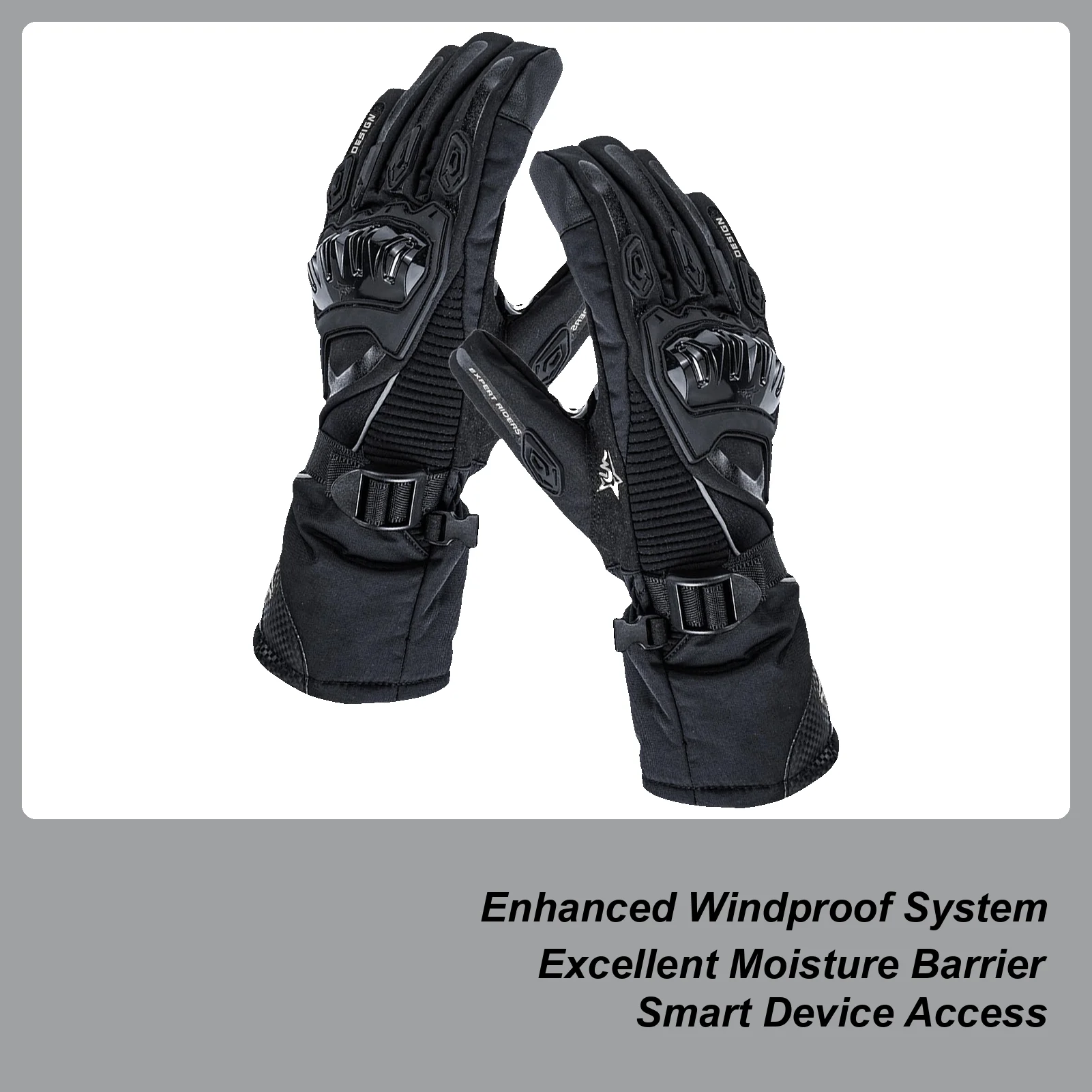 

Waterproof Winter Gloves Warm Windproof Waterproof Ergonomic Warm Touchscreen Gloves For Men Women Motorcycle Scooter Bike