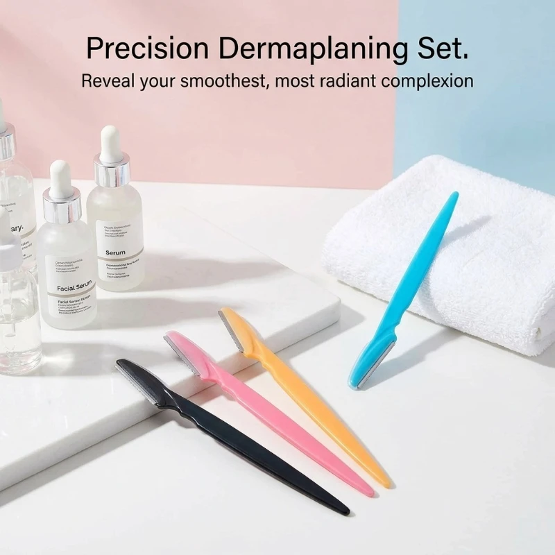 Women Eyebrow Razor Portable Facial Hair Trimmer Disposable Face Shaper Shaving Razor for Eyebrow Shaping Makeup Beauty