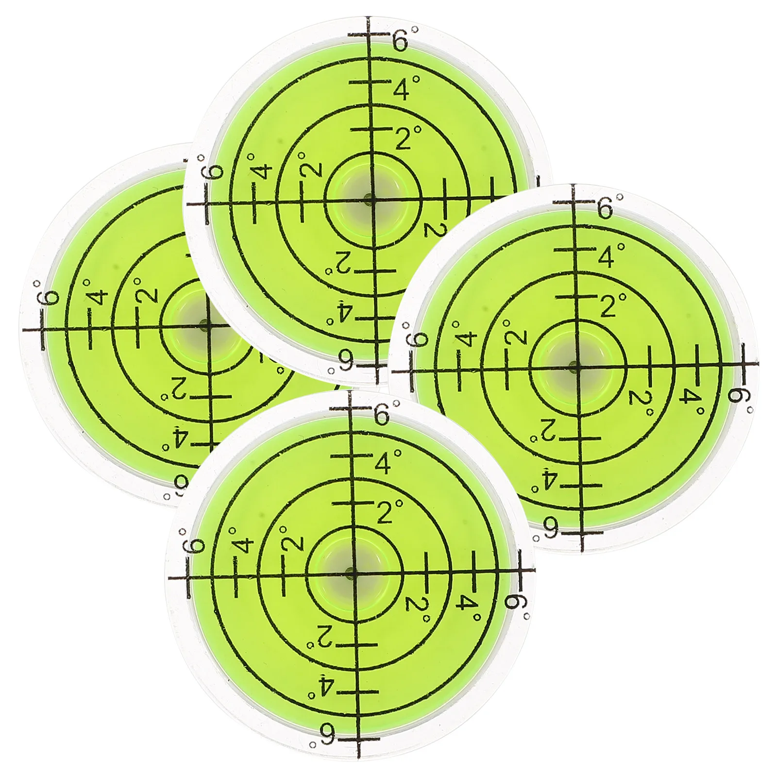 4 Pcs Mini Level Bubble Replacement Small Bubbles Plastic Layout Measuring Tools Diy Leveling Levels High Precision