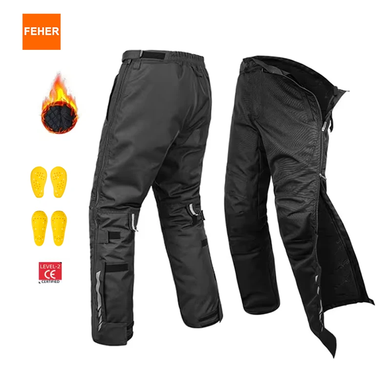 

FEHER Motorcycle Pants Man Quick Release, S-7XL, Waterproof Windproof, Keep Warm Riding Trousers, Used in Autumn and Winter