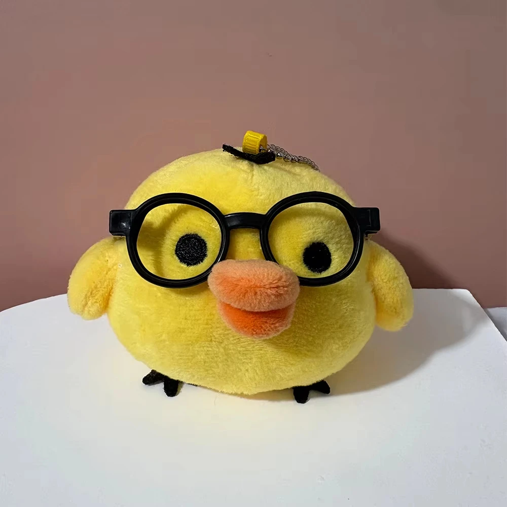 Cute Kiiroitori Yellow Chick Plush Keychain Rilakkuma Mini Stuffed Chicken Doll Backpack Pendant Keyring Cosplay Decor Fans Gift view 6