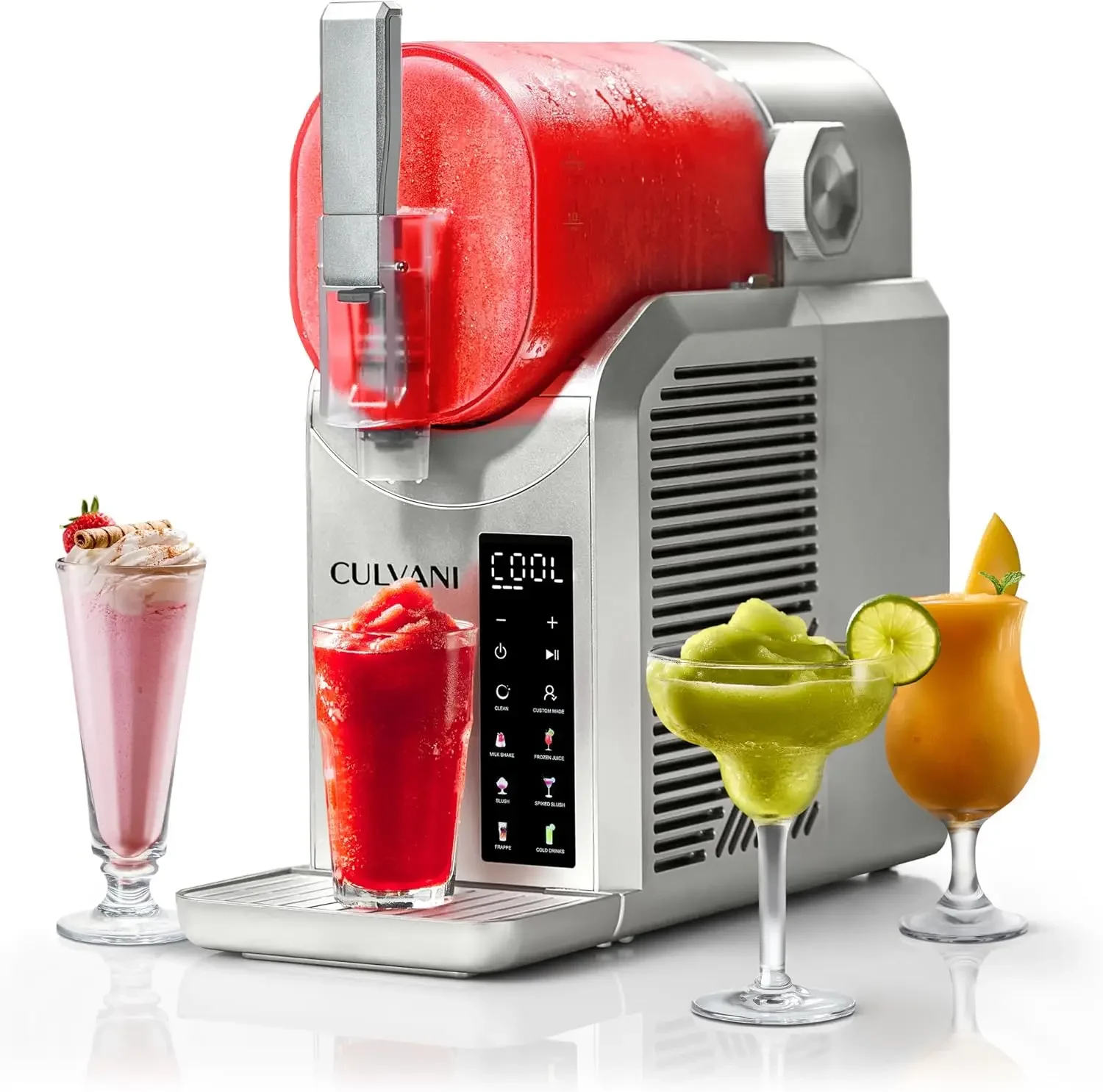 Slushie Machine for Home 68 Oz- Chillux Slushy Machine with 6 Preset Modes (No Ice Needed) - Frozen Drink Machine