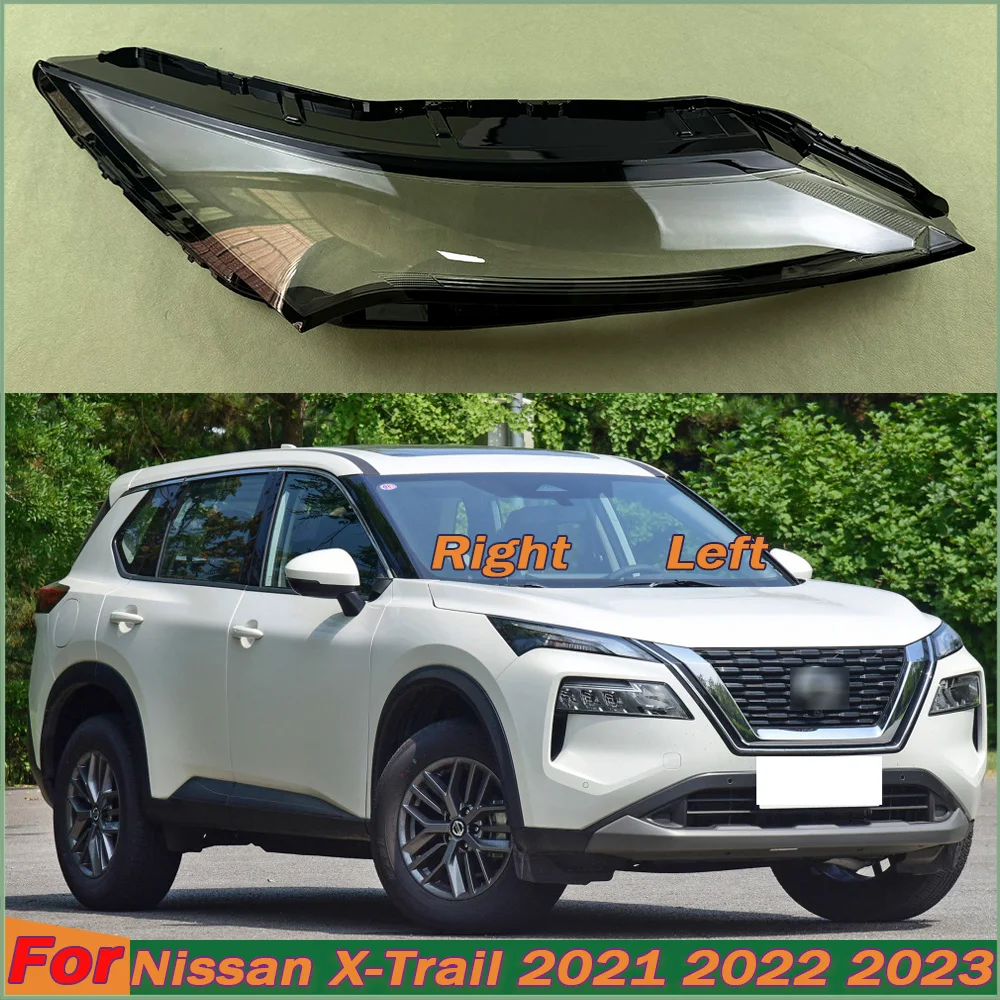 

Headlamp Shell Replace The Original Lampshade Plexiglass For Nissan X-Trail 2021-2023 Daytime Running Lights Cover