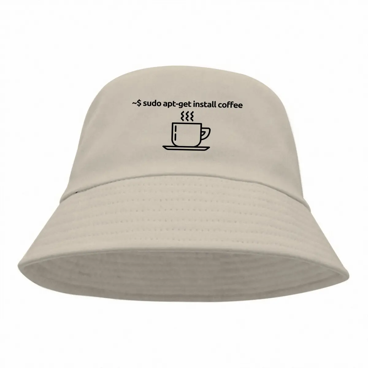 linux sudo apt get install coffee funny linux command line EssentialMen Women Bucket hat Panama Hat  caps Sun hats Novelty Gift